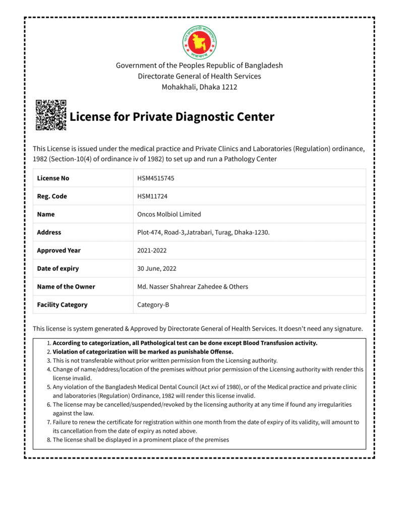 DGHS License 2021-2022-1
